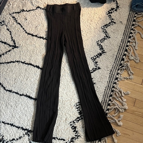 James Street Co Brown Ribbed Pants Small